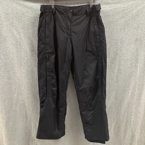 Obermeyer Pants Womens Size 10 Black Nylon Stormrider Ski Snow Outdoor Winter